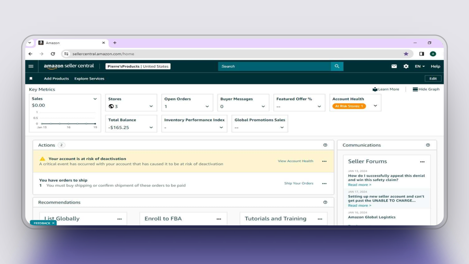 DROPSHIPPING POLICY VIOLATION ACCOUNT REINSTATEMENT